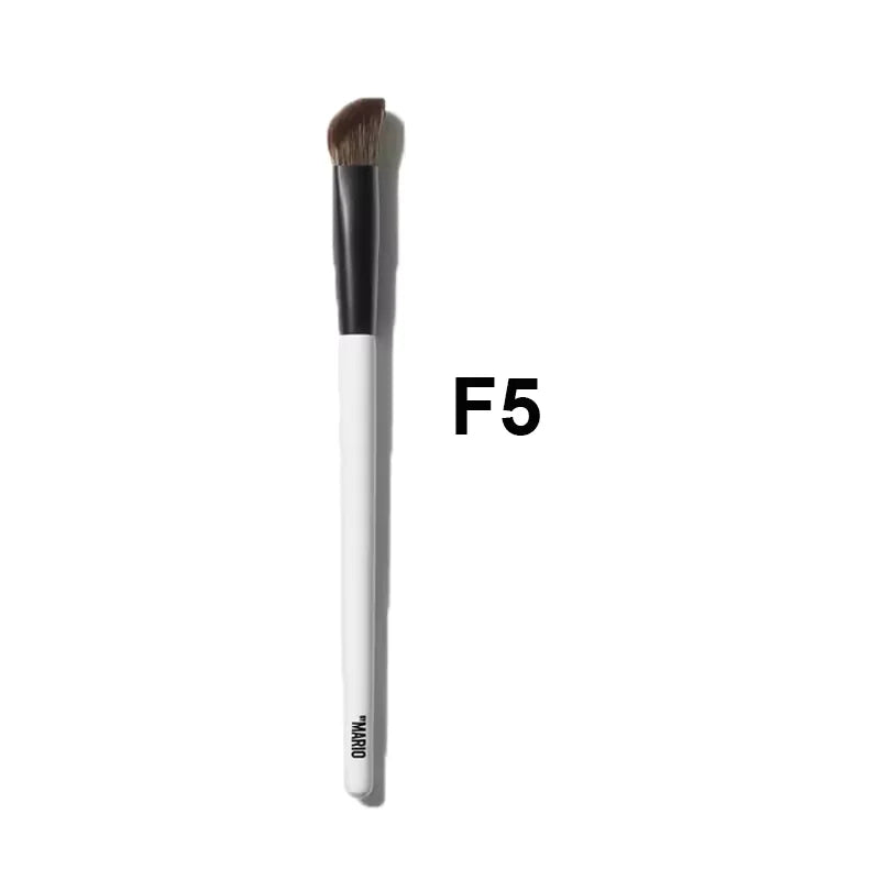 F4 All Mario Dual-Ended Foundation Face Brush Double-ended Powder Blush Contour And Soft Fiber Eyeshadow Concealer Makeup Brushe