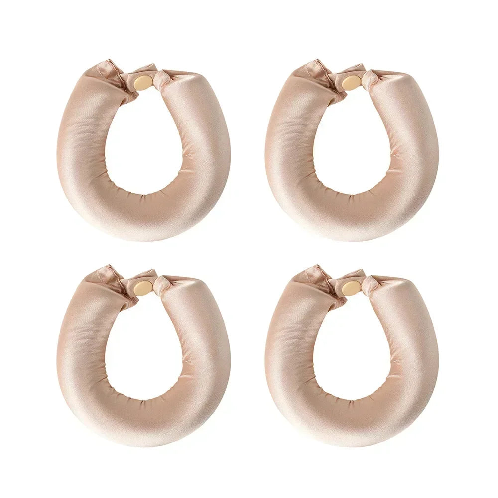 Heatless Hair Curler Curling Rod Headband No Heat Hair Rollers Satin Lazy Curls Soft Curlers Sleeping Flexi Rods Styling Tools Halalzen
