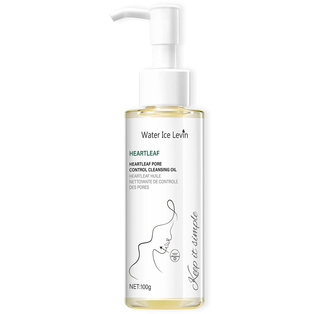Heartleaf Pore Control Cleansing Oil with Niacinamide - Moisturizing & Protecting Daily Facial Cleanser for Elastic Skin Halalzen