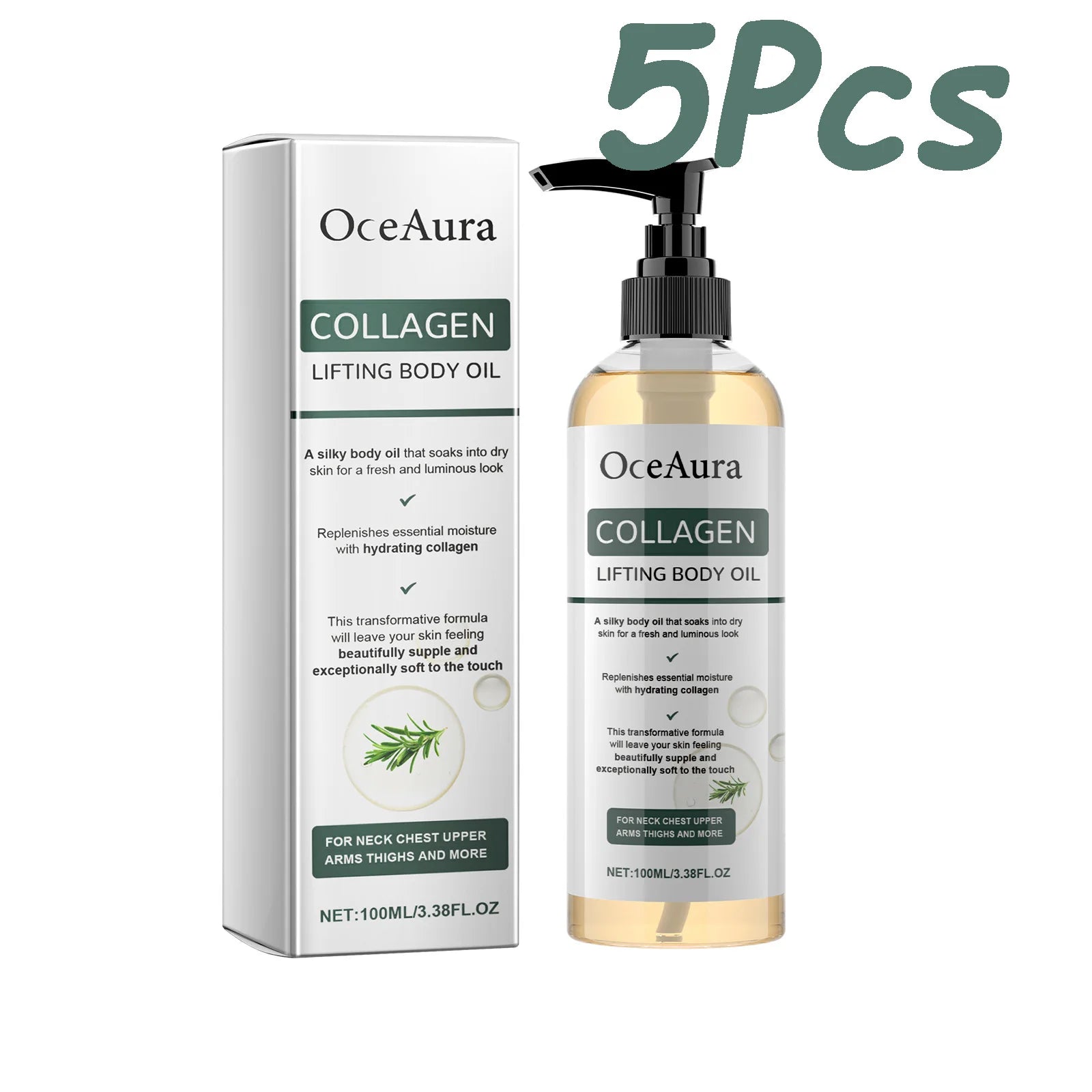 Collagen Lifting Body Oil Hydrating Tightening Whole Body Massage Essential Oil Lifting Firming Body Oil for Dry Skin Moisturize