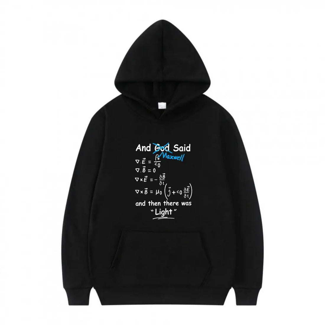 Maxwell's Equations Physics Meme Hoodie Unisex Long Sleeved Pullover Printed Sports And Leisure