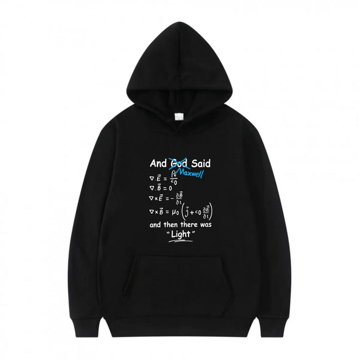 Maxwell's Equations Physics Meme Hoodie Unisex Long Sleeved Pullover Printed Sports And Leisure