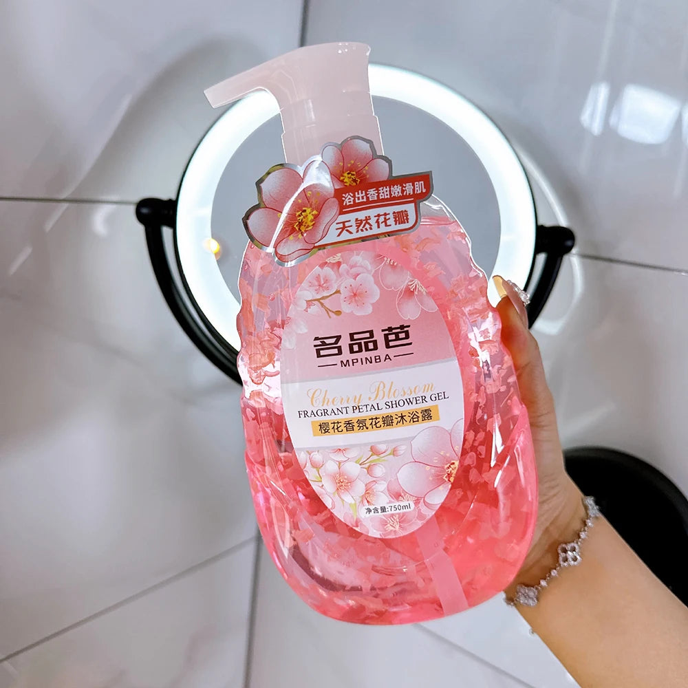 Fruit Flavored Bubble Fragrance Shower Gel Mango Skin Rejuvenation Moisturizing Body Bath Wash Oil Control Peach Long Lasting Halalzen
