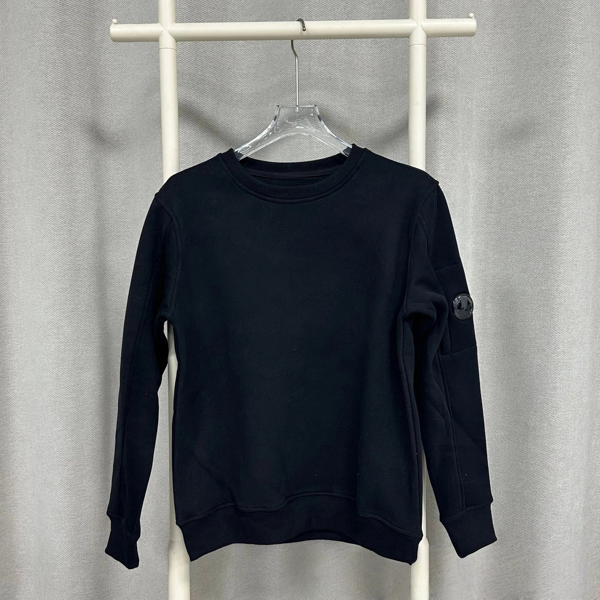 Round neck hoodie for men CP couple round lens cover casual hoodie 2025 new autumn and winter top Y2K style