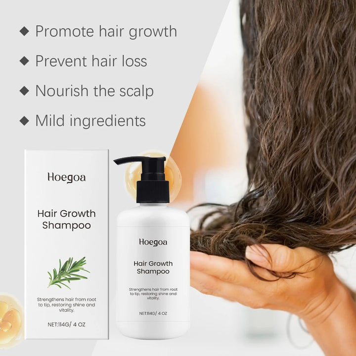 Rosemary Hair Shampoo Deep Cleaning Dandruff Lotion Nourish Roots Hair Thickening Volumizing Hair Care Cleaning Shampoo HALALZEN