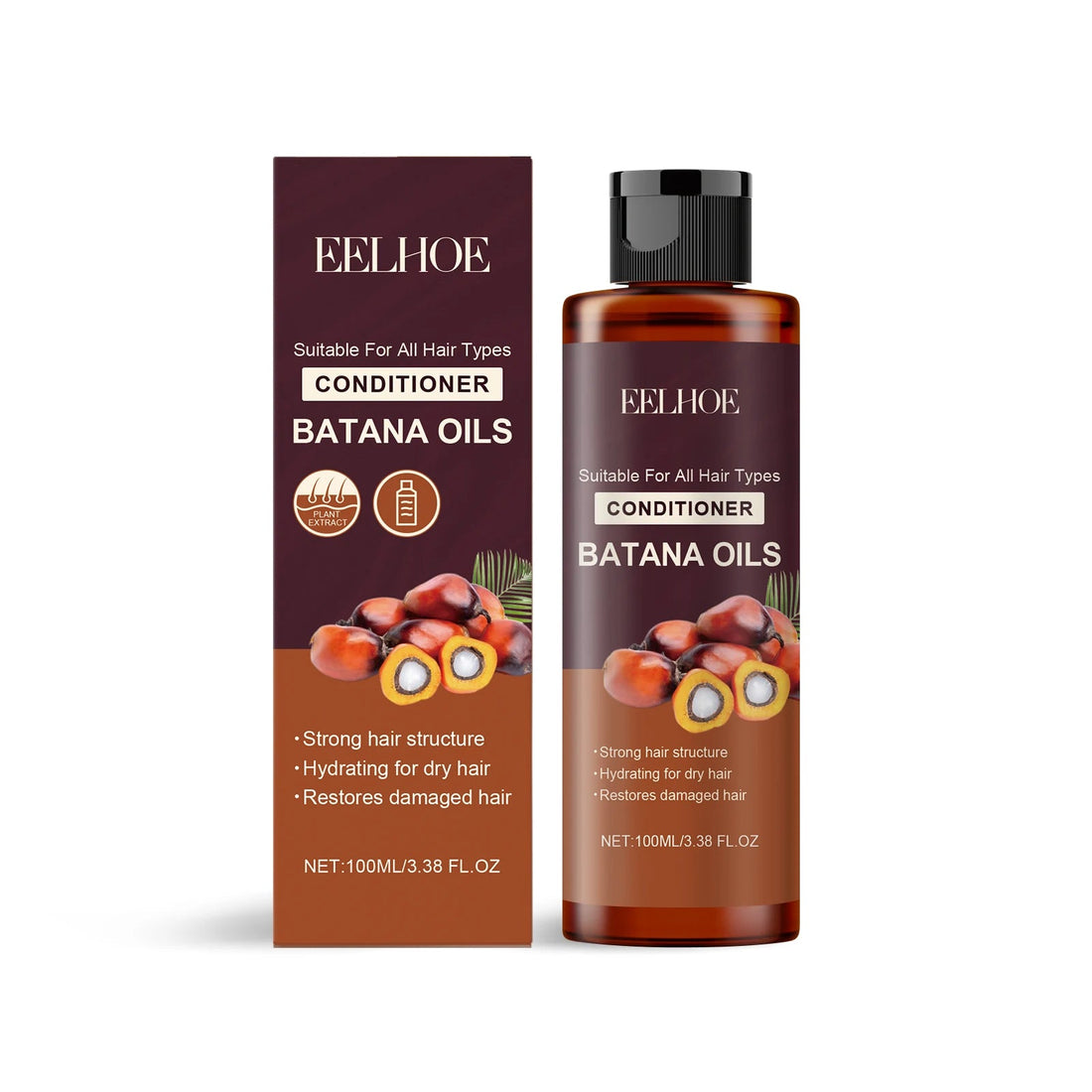 Eelhoe Batana Oil Hair Care Series Oil Control Moisturizing Smoothing Deep Cleaning Pure Plant Treatment Hair Growth Shampoo Set Halalzen