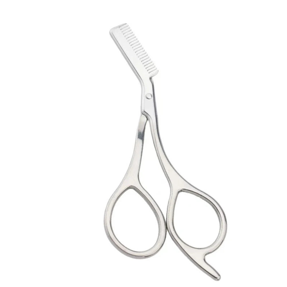 High Quality Eyebrow Trimming Scissors with Combs Professional Stainless Steel Grooming Eyebrow Shaping Scissors Tools