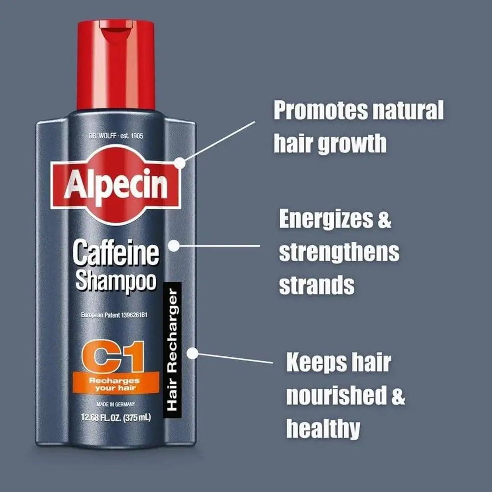 Germany Alpecin Anti Baldness Hair Shampoo Fluffy Smooth Hair Gently Soothe Scalp Oil Control Shampoo Scalp Care 250/500ml