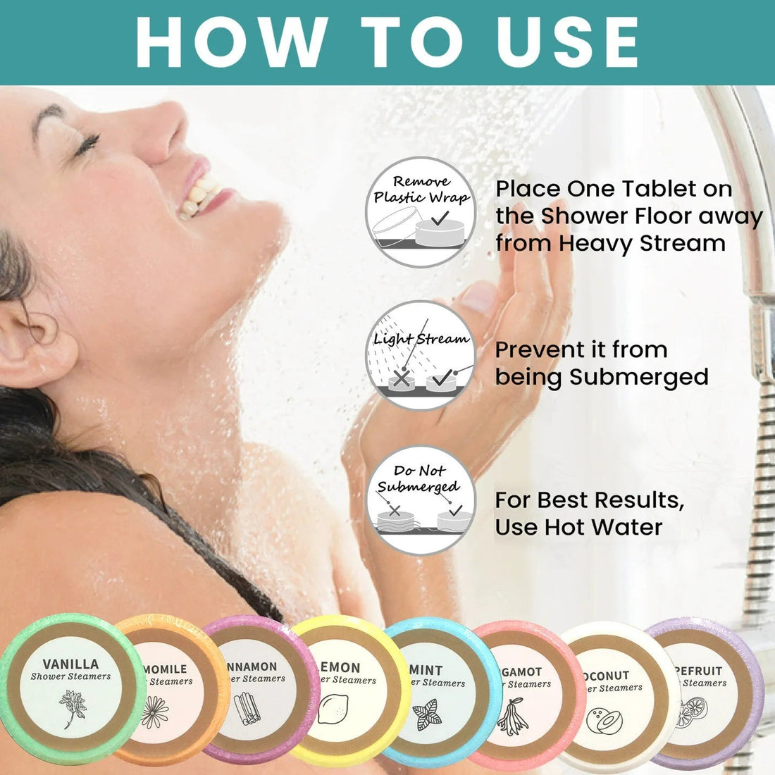 8Pcs Bath Salt Tablets Set, Natural Relaxing Spa Bath For Bathtub, Body Care Suitable For Women And Men, Home & Hotel Halalzen