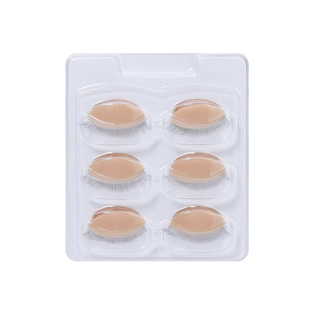 GLAMLASH Mini Lash Flat Model Head Practice Eyelash Extension Training Head With Removable Replacement Eyelids Halalzen