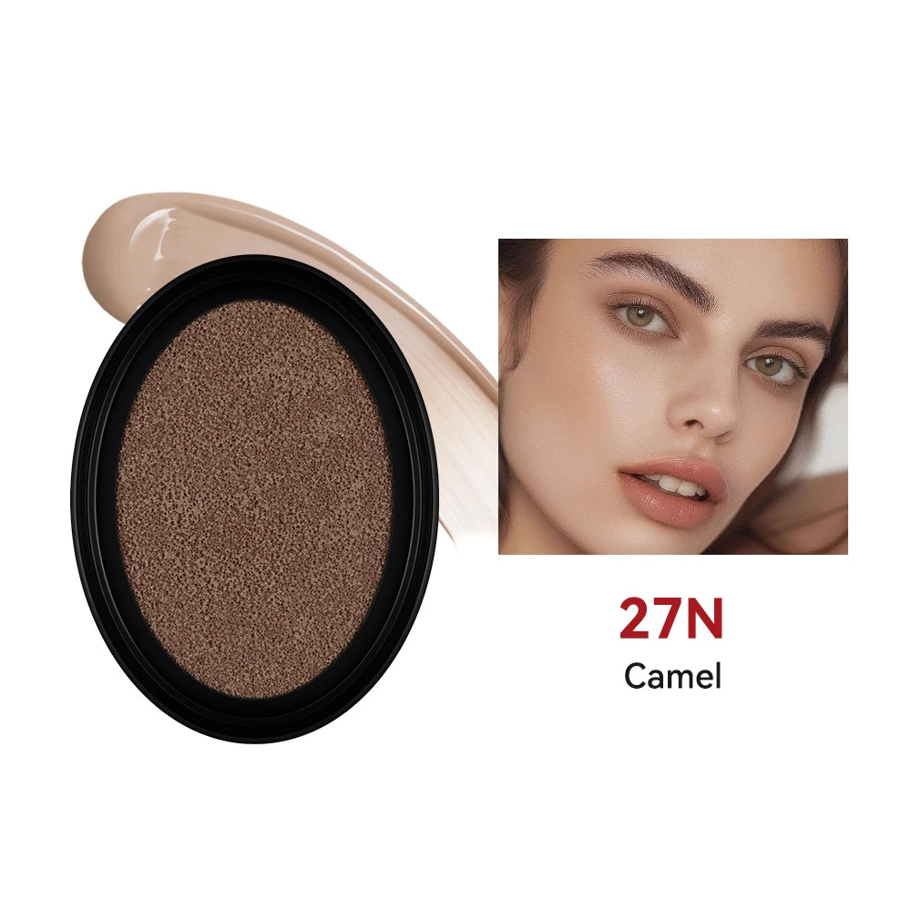 Sunscreen Cushion Refills Foundation Waterproof Long-lasting Brighten Foundation Cream Women Base Makeup Face Korea Cosmetics