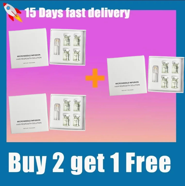 0.3mm Microneedle Hair Regrowth Kit, Scalp Nourishing Serum, Scalp Care Set for Hair Health Maintenance