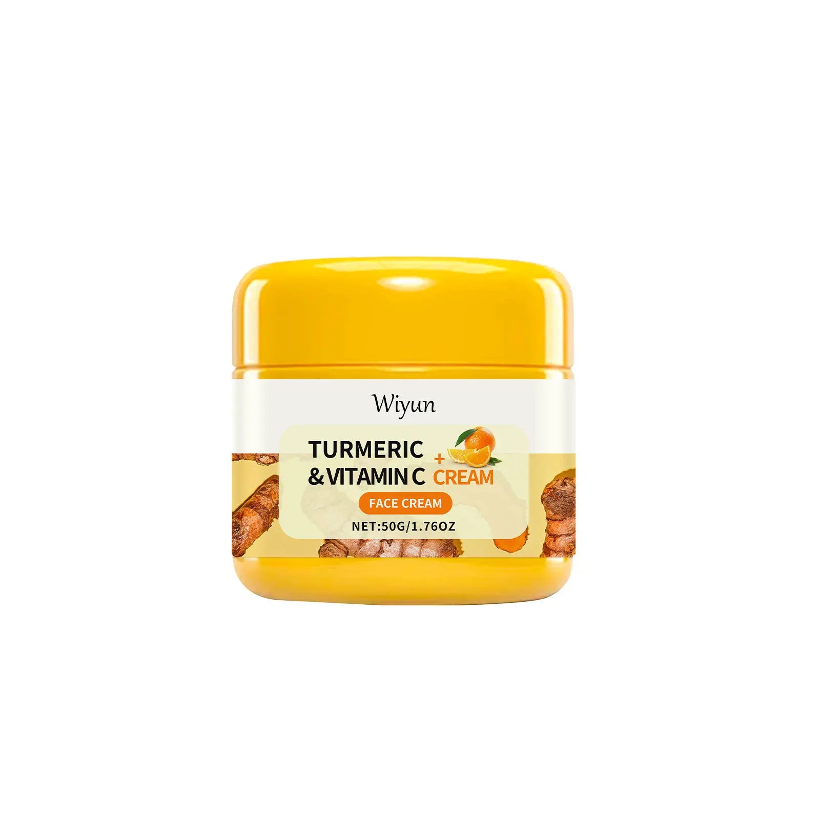 Turmeric Brightening Cream Fade Dark Spots Remove Pigmentation Smooth Fine Lines Lightening Lifting Moisturizing VC Facial Cream
