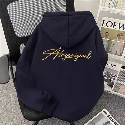 Autumn High Street Letter Printed Oversized Hoodies Man Harajuku Fashion Streetwear Pullover Hoody 2025 Y2K Hooded Sweatshirts