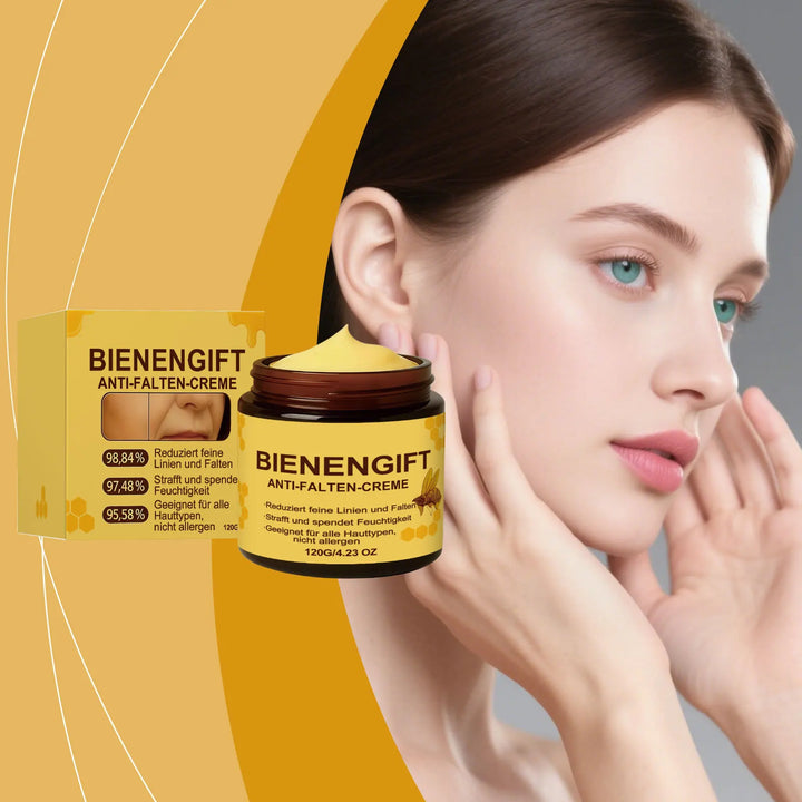 120g Bee Venom Skin Restoration Cream Skin Barrier Reduce Redness Sensitive Blemish Remover  Firming Deep Moisturizer Face&Body