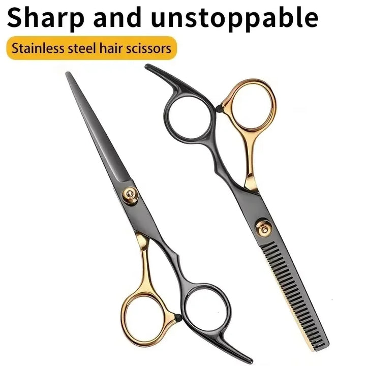 Professional Hairdressing Scissors Barber Accesories Hair Thinning Cut Metal Scissors Tooth Shears Styling Tool Cutting Scissors