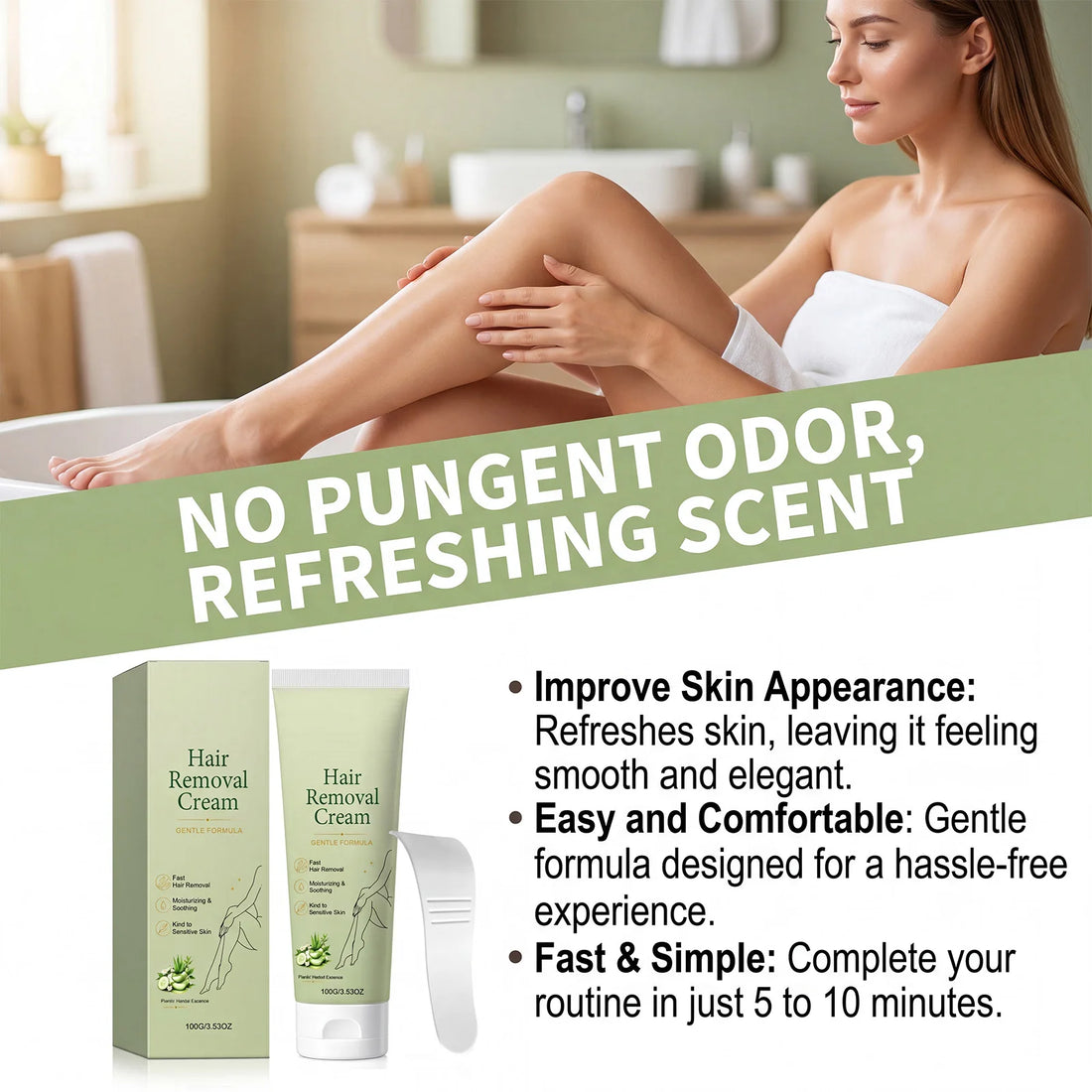 Fast Painless Hair Removal Cream For Legs Arms Underarm Moisturizing Smooth Skin Remove Unwanted Hair Reduce Dark Hair Spots