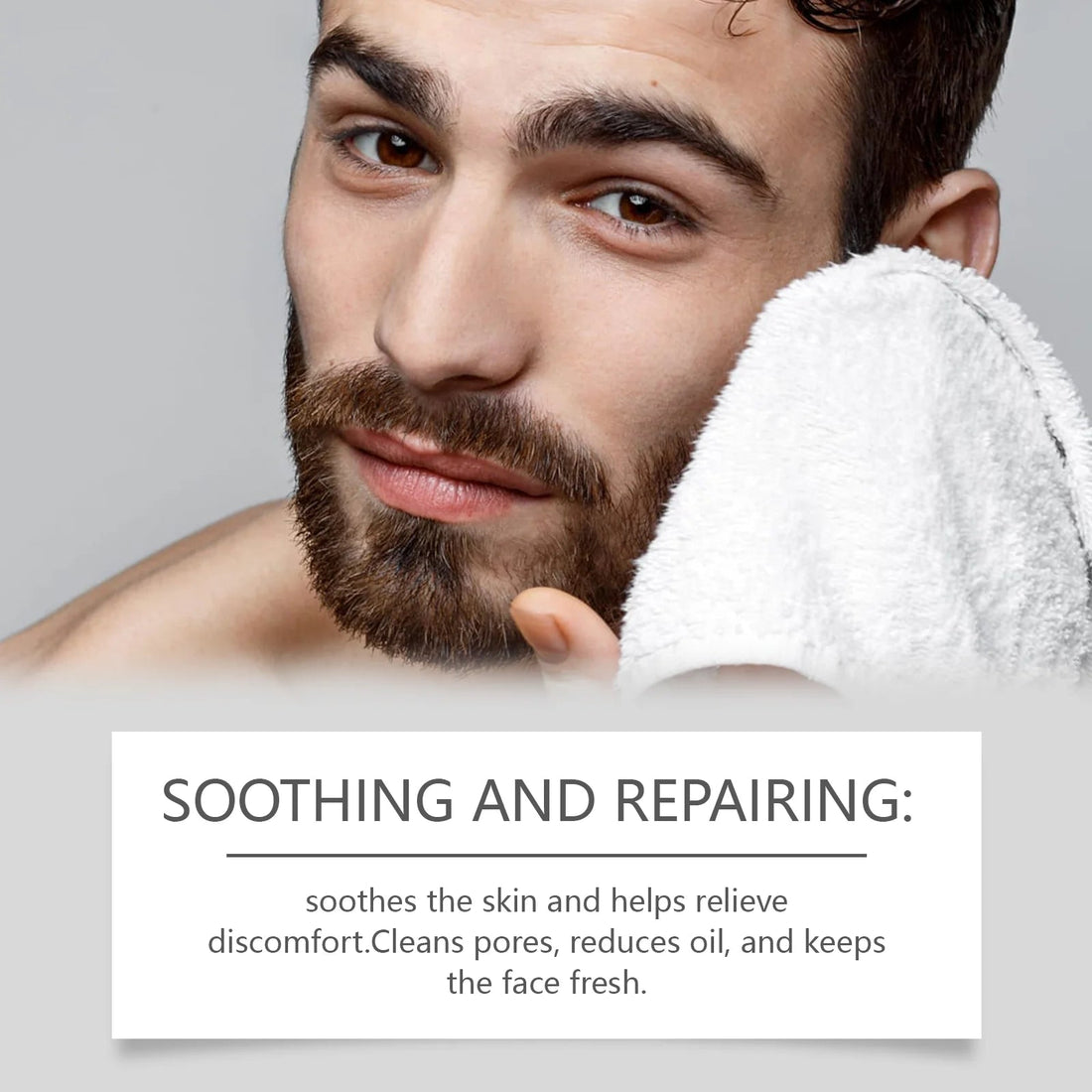 Gentle Hydrating Facial Cleanser Oil Control & Non-Tightening Improve Rough Dry Moisturizing Foam Wash Man Skin Care  Freshing Halalzen