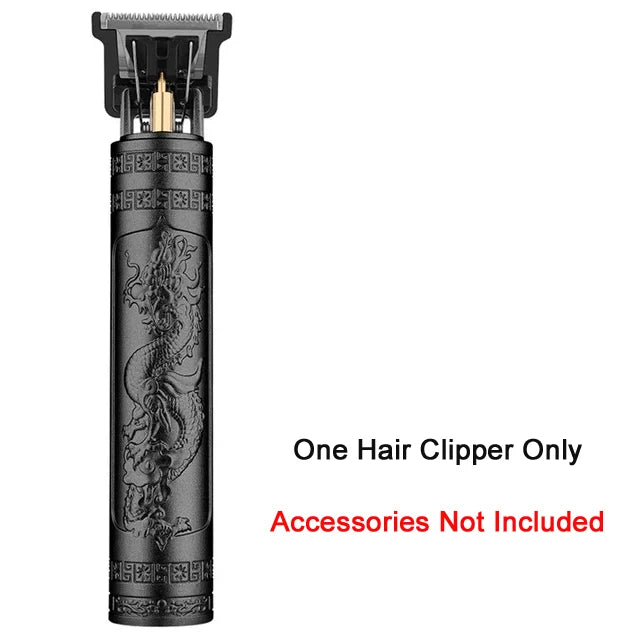 T9 Vintage Hair Trimmer USB Fast Charging Hair Cutting Machine Electric Hair Clipper Portable Shaver Barber Professional Barber Halalzen