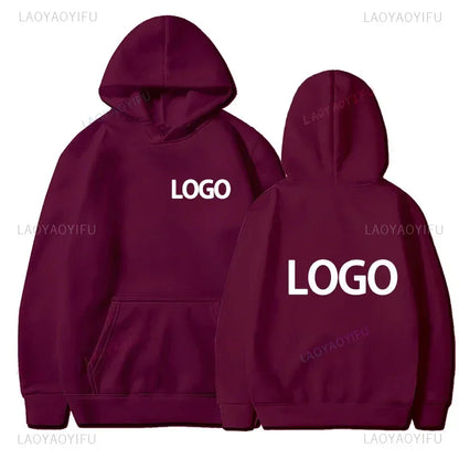 2024 Custom Printed Men Women Hoodie Loose Casual Clothing Fashion LongSleeve Hooded Pullover Personality Streetwear Sweatshirts