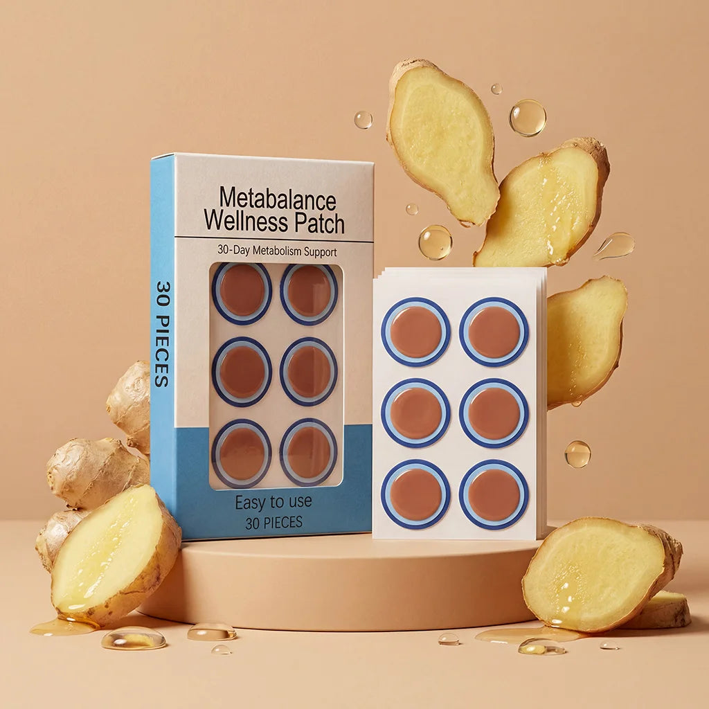 Ginger Body Care Patches Adjust Body Balance Gentle Physical Care Enhance Metabalance Skins Friendly Breathable Wellness Patch