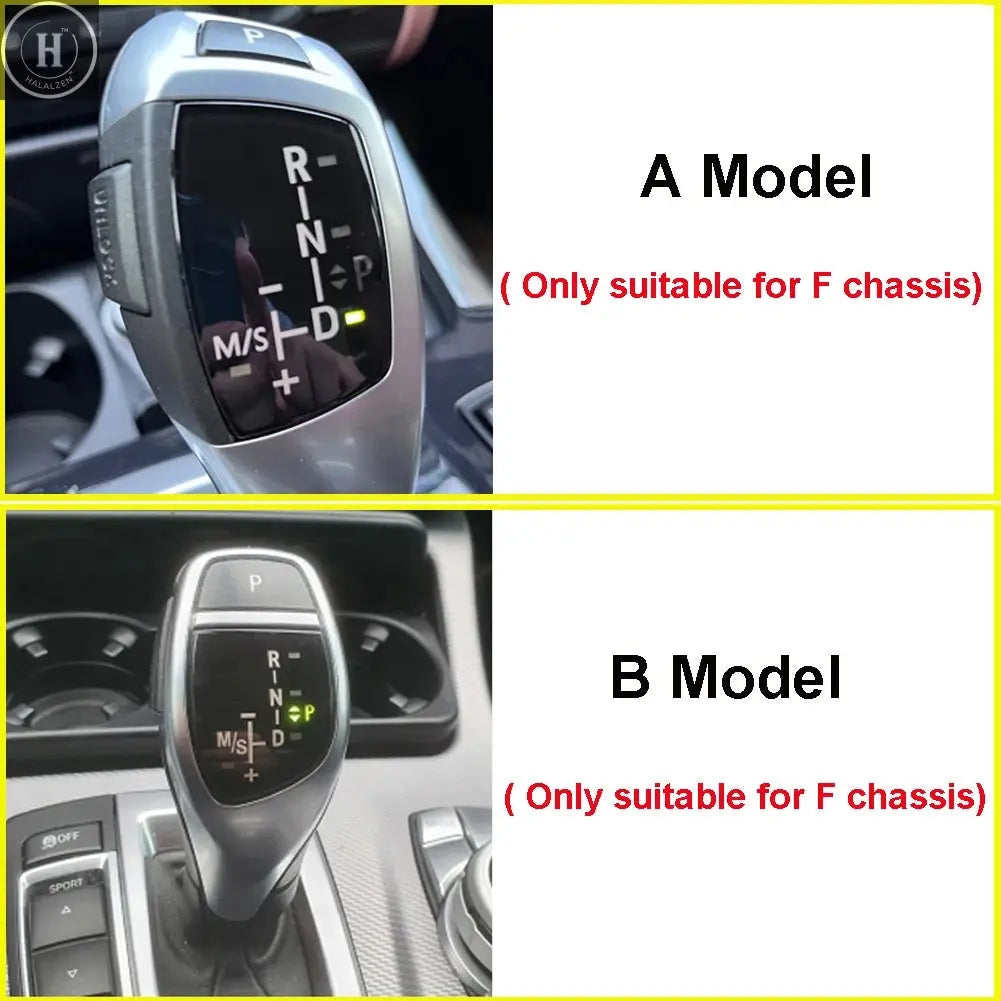 Car Gear Knob Shift Lever Cover Replacement for BMW 1 2 3 5 7 Series F10 F20 F21 F22 F11 F01 X1 X3 X4 M3 M5 F30 F25 F Chassis HALALZEN