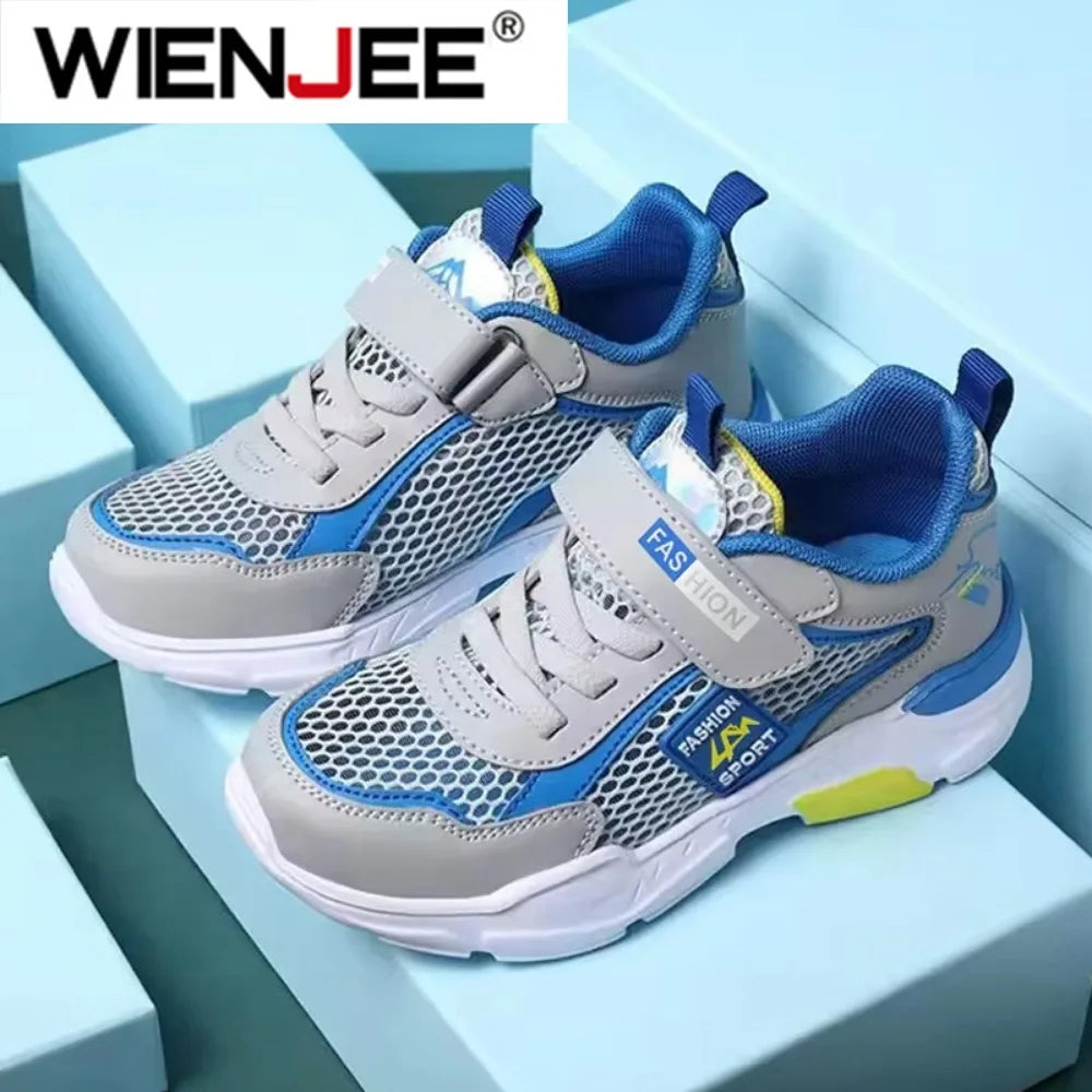 Summer Single Net Breathable Boys Sport Shoes Children Sneakers Rubber Leisure Trainers Casual Kids Sneakers