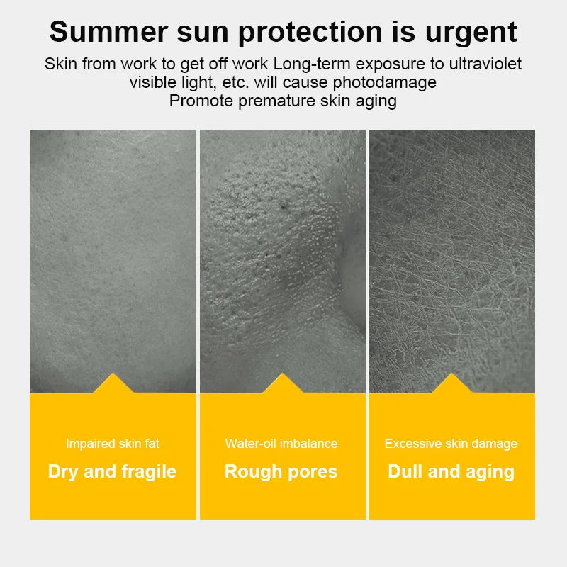 Sunscreen SPF50+ Facial Body Sunscreen Whitening Sun Cream Sunblock Skin Protective Cream Anti-Aging Oil-control Moisturizing Halalzen