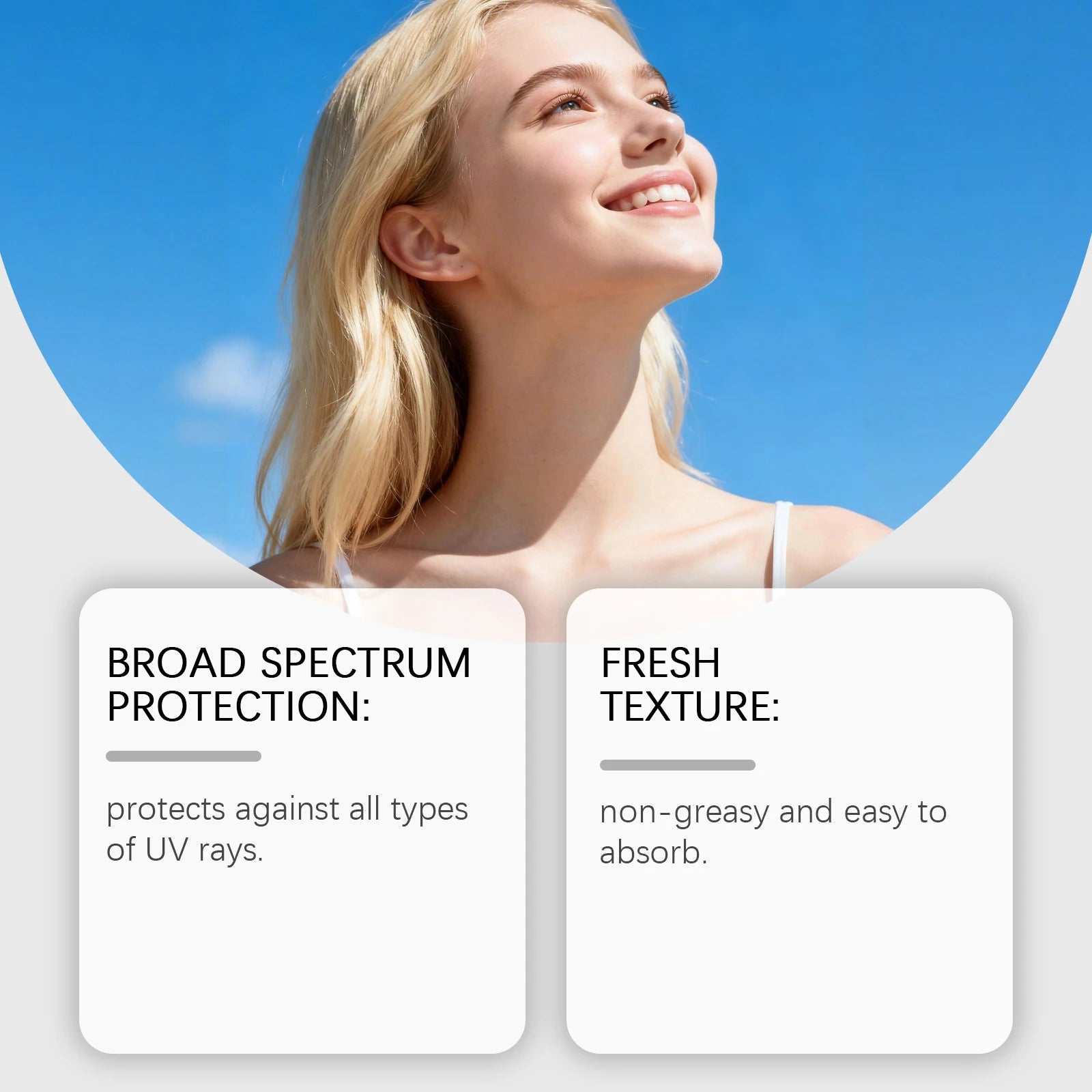 Beef Tallow Sunblock SPF 50 All-in-One Nourishing Body Protection Cream UV Shield Moisturizing Nourishing Sun Block Cream