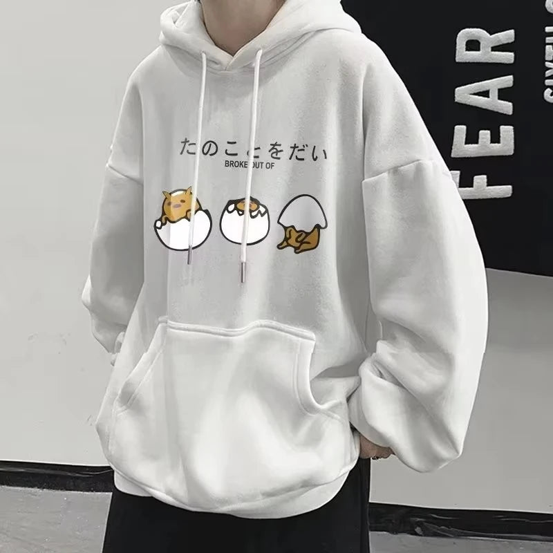 Harajuku New Casual Sweatshirt American Hoodies Women Y2k Clothes Tops Goth Streetwear Grunge Oversized Hoodie Men Clothing