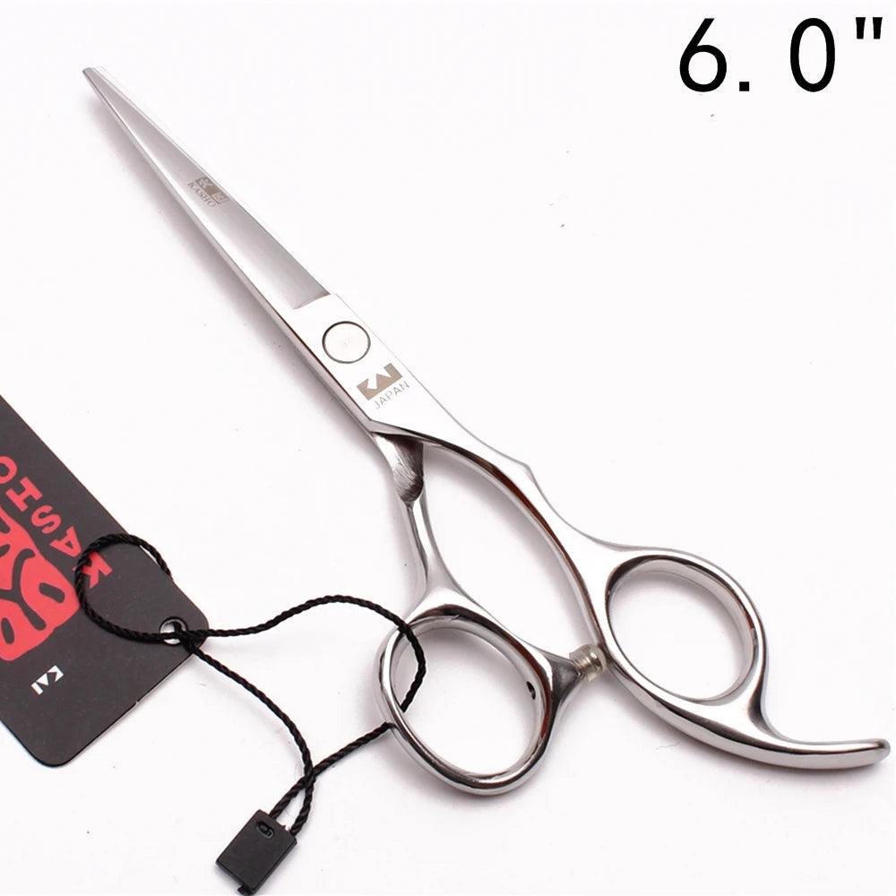 Professional Hair Scissors 5'' 6'' 7'' 8'' Japan Stainless Hairdressing Scissors Barber Thinning Shears Hair Cutting Scissors Halalzen