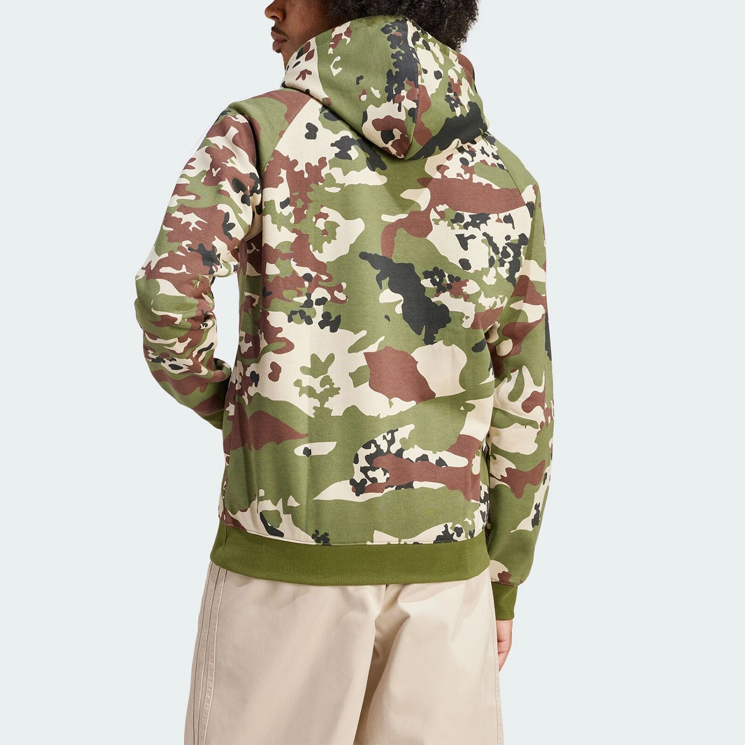 Adidas genuine Trefoil CAMO HOODIE Men's Sports Hooded Hoodie IS0209