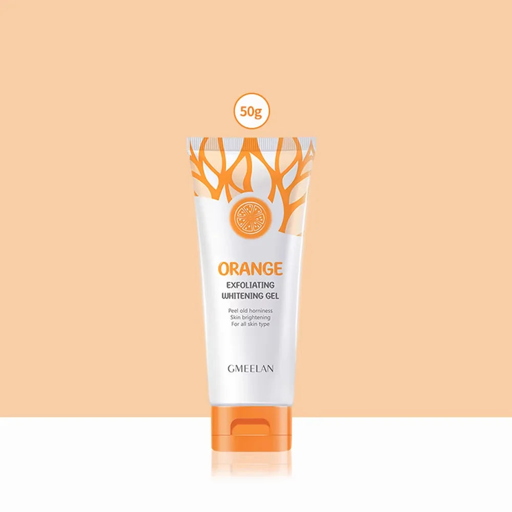 Orange Exfoliating Gel Dead Spot Remover Brighten Peeling Gentle Repair Scrub Whiten Hydrating Moisturizer Korean Skin Care 50g