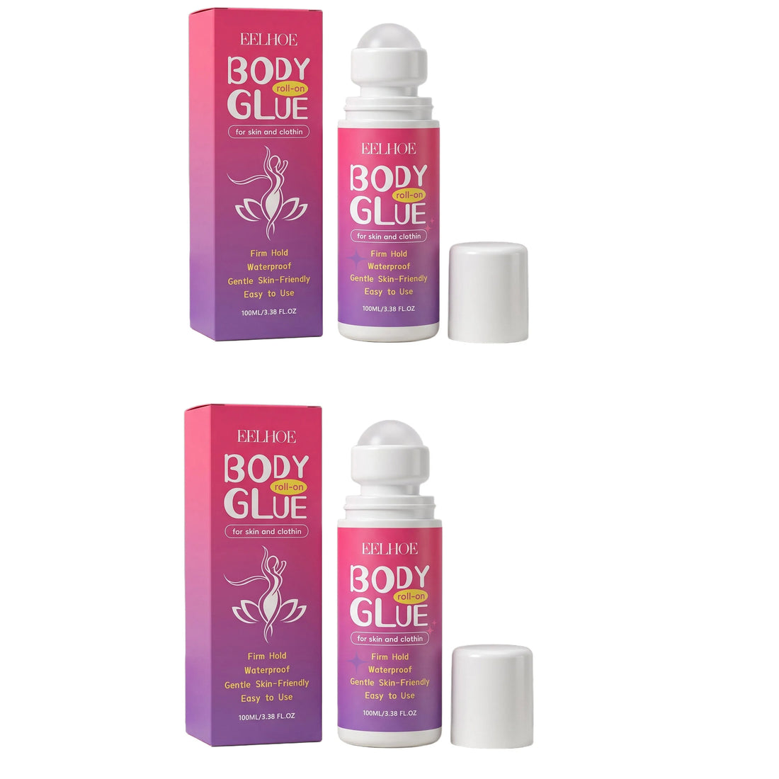 Body Roller Ball Glue, Gentle and Moisturizing, Smooth to Apply, Skin-Friendly and Comfortable, Refreshing on the Skin, Not Stic