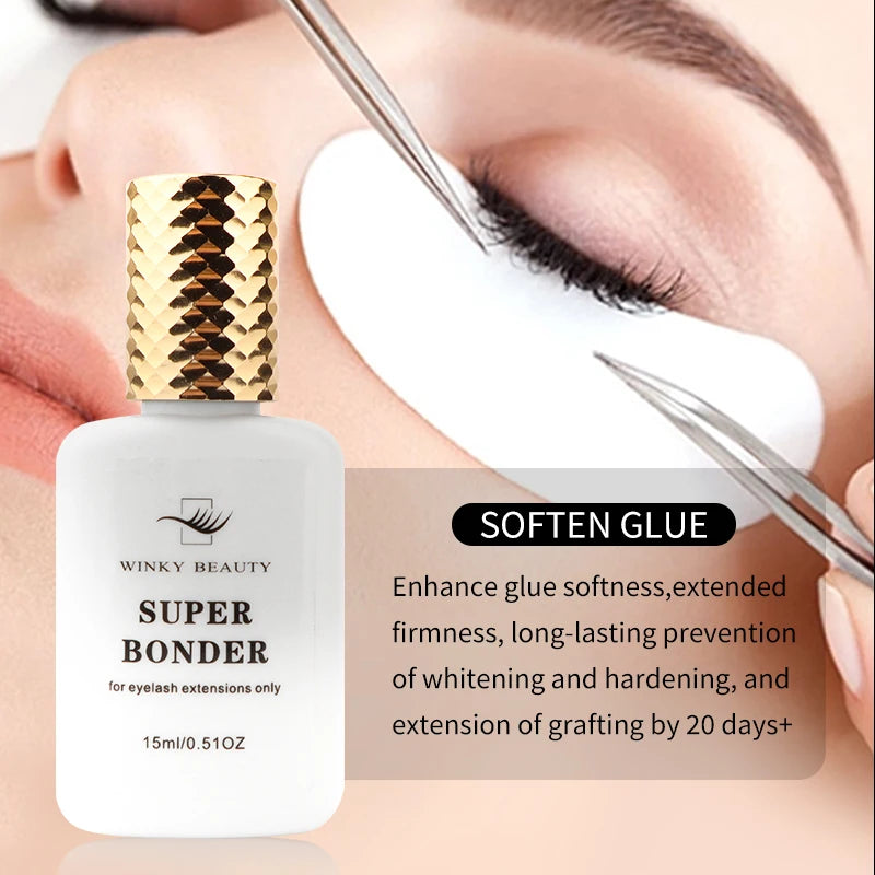 Winky Beauty 15ml Lashes Super Bonder Fixing Agent For Eyelash Extensions Lash Primer For Glue Adhesive Help Quick Desiccant