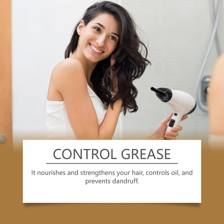 Anti Hair Loss Shampoo Deep Cleansing Scalp Strengthen Roots Improve Dryness Oil Control Fluffy Refreshing Hair Growth Shampoo