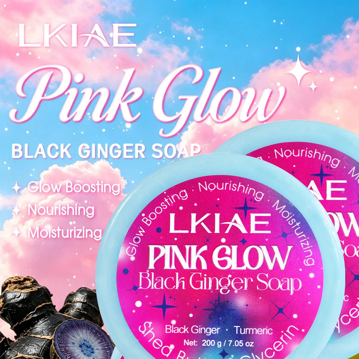 LKIAE Pink Glow Skin Care Set For Women, Anti Black Spots, Brightening, Nourishing, Moisturizing, Improve Rough Skin Beauty Kit