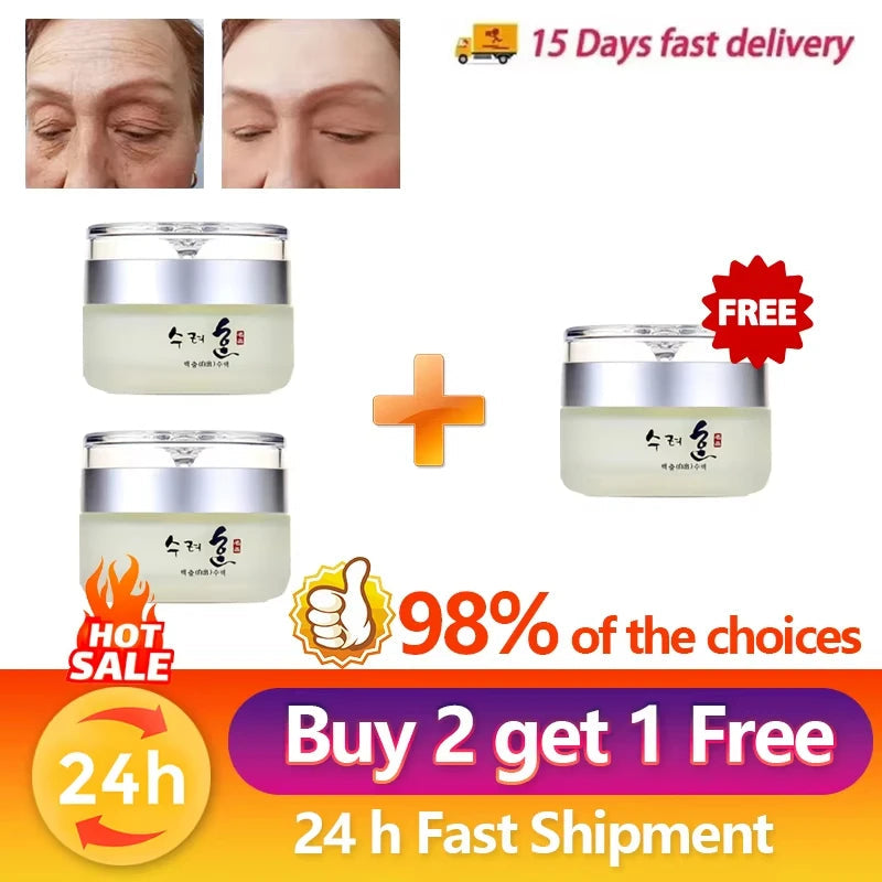 50g Collagen Firming Korean Skincare Cream: Deep Hydration, Reduces Fine Lines, Anti-Aging, Brightening Face Cream Halalzen