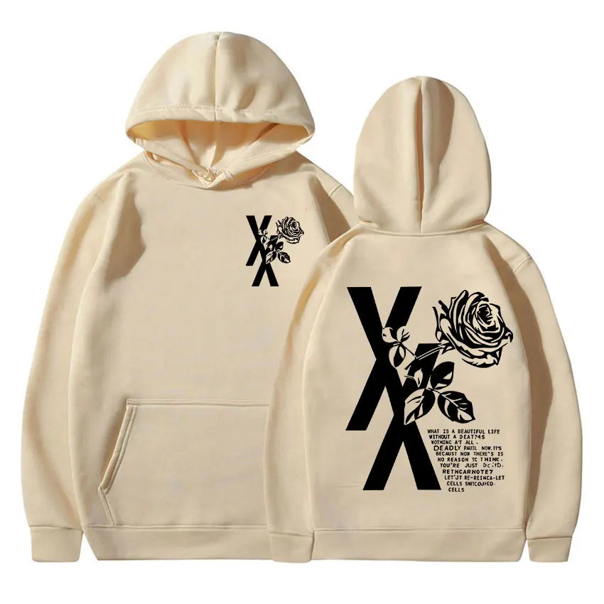 Rapper Mgk Lost Tour 2025 Print Hoodie Men Women Casual Autumn/Winter Fashion Sweatshirt Fleece Clothing Oversized Retro Hooded