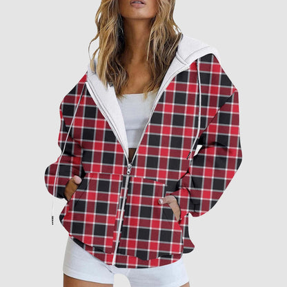 Hoodies For Teen Girls Trendy Womens Zip Up Hoodies Long Sleeve Oversized Sweatshirts Fleece Jacket Pockets 2025 Y2k Clothes