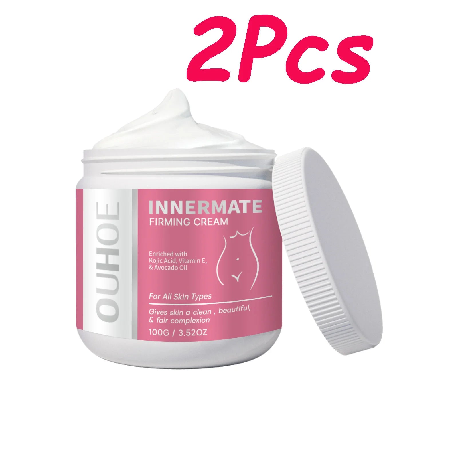 Body Whitening Cream Dark Spot Corrector for Underarms Knees Inner Thighs Brightening Moisturizing Intimate Area Lighten Lotion