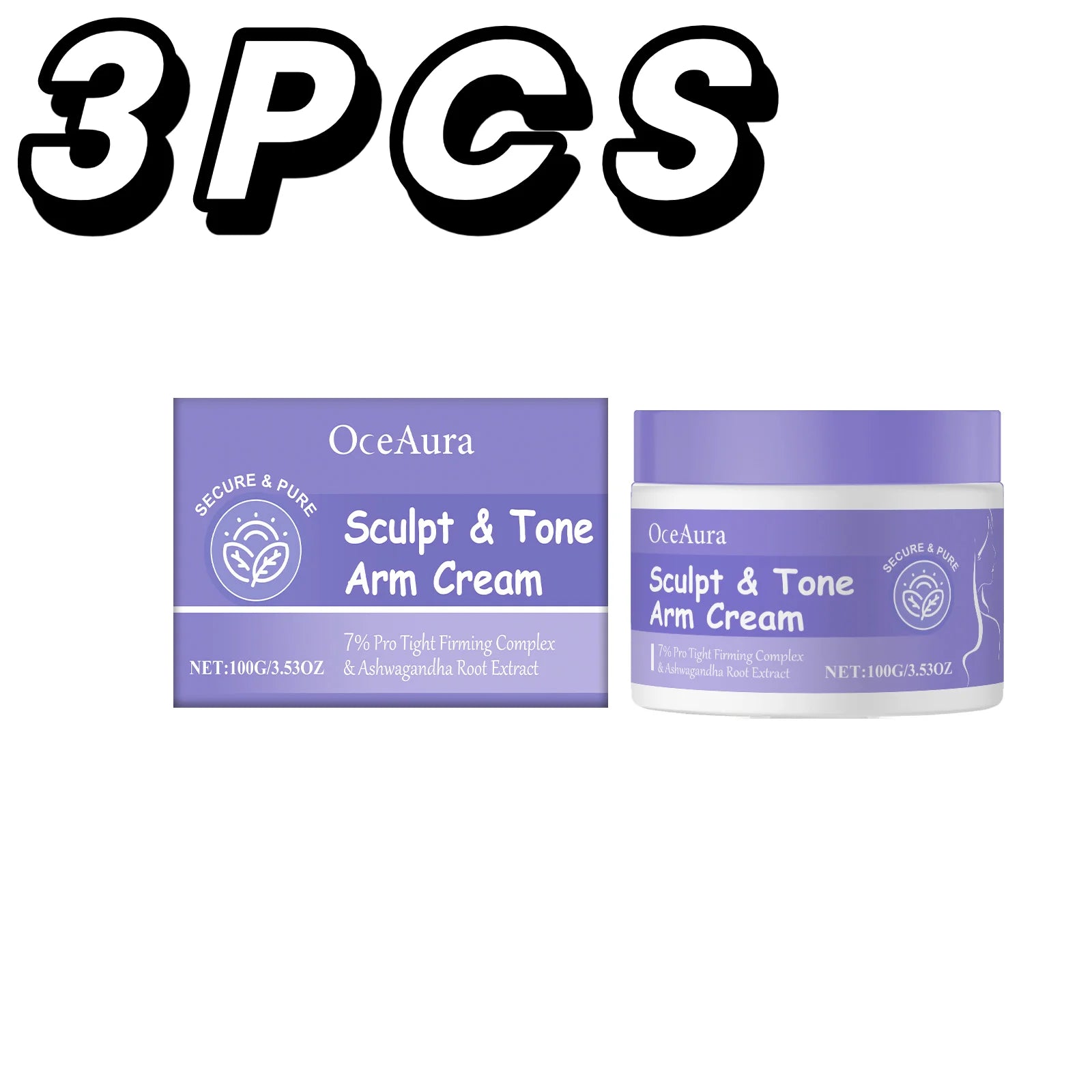 Sculpt & Tone Arm Firming Cream Collagen Moisturizer Tightening Remove Wrinkles Lifting Skin Anti Sagging Massage Body Cream