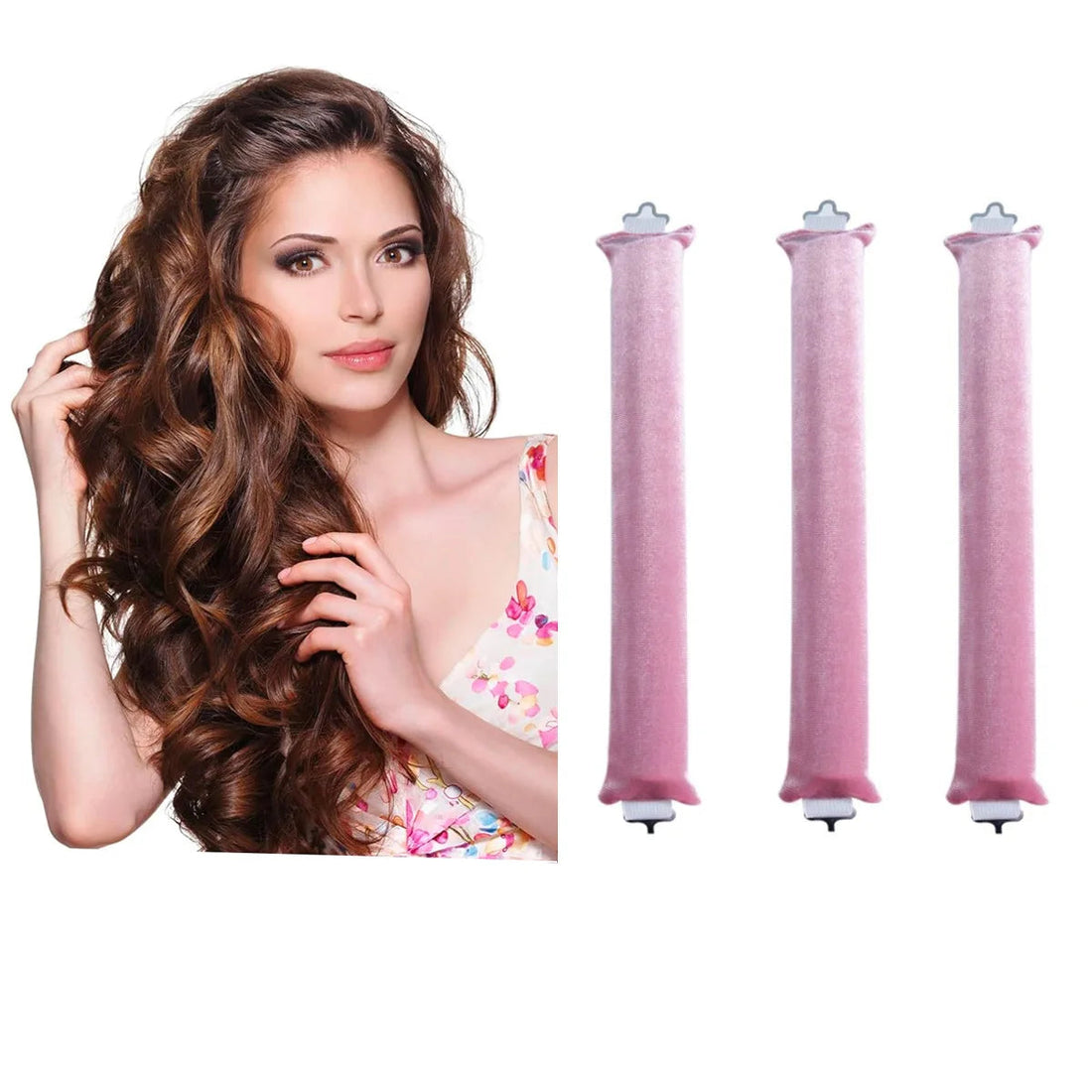 Hair Accessories Heatless Curls Beauty Women Curly Products Hair Curler Rubber Curling Sleep Hairdresser Tools Hair Foam Rollers Halalzen