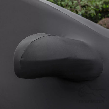 Black Full Car Indoor Cover Stretch Stain Indoor Dustproof Resistant UV Protection For Ford Mustang 2010-2021 Custom