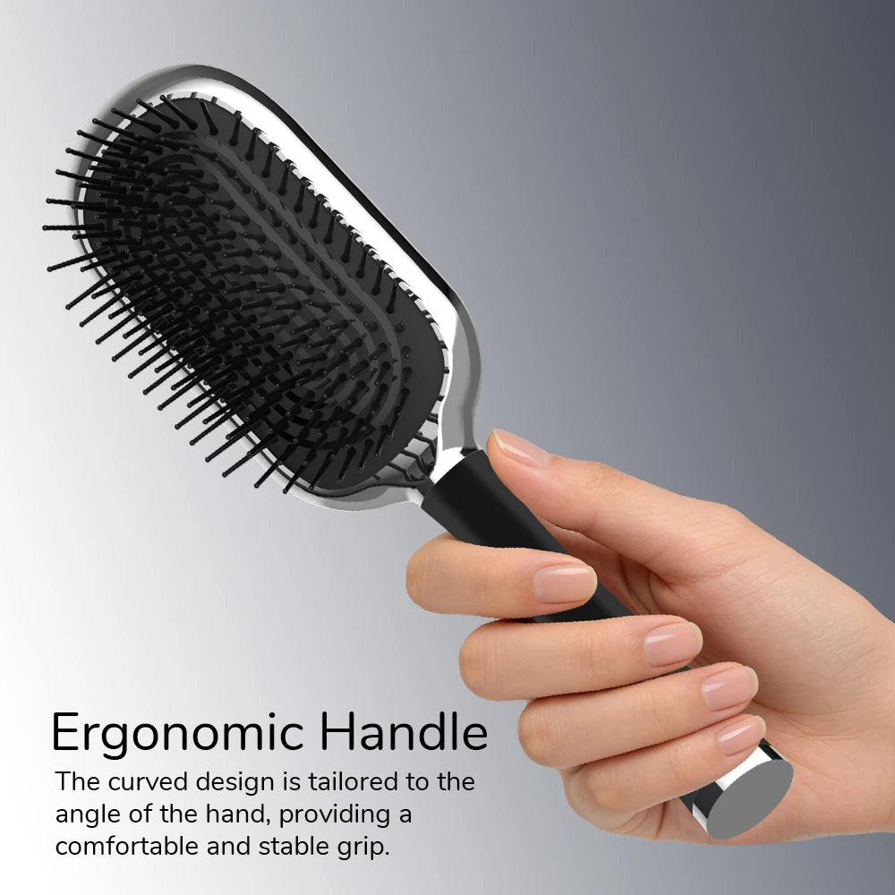 Fluffy Air Cushion Hair Brush Hair Steel Needle Comb Scalp Massage Ergonomic Professional Hair Straightening Styling Tools