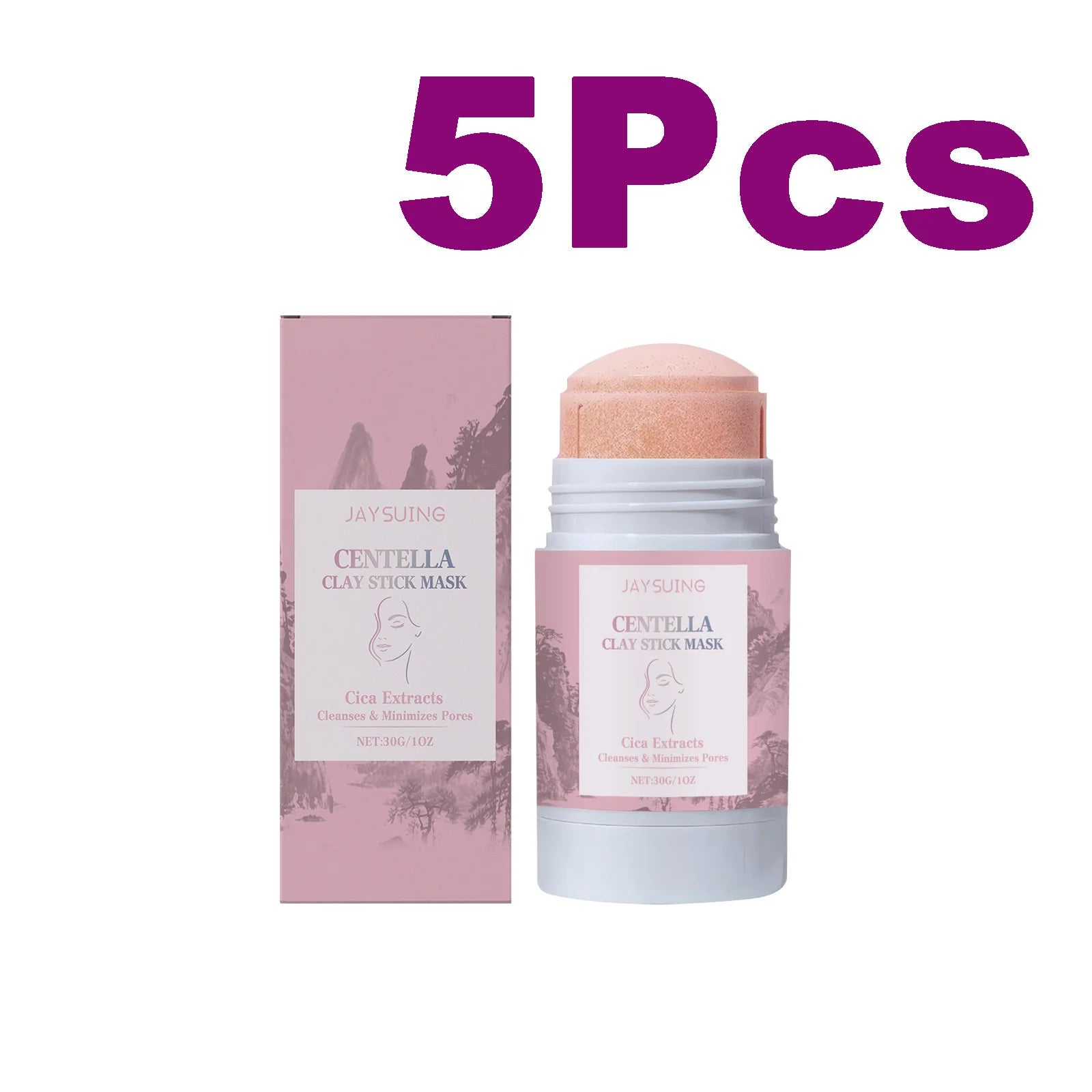 Centella Asiatica Mud Stick Mask Deep Cleansing Pore Minimizer Blackhead Removal Brightening Hydrating Soothing Facial Care Mask Halalzen