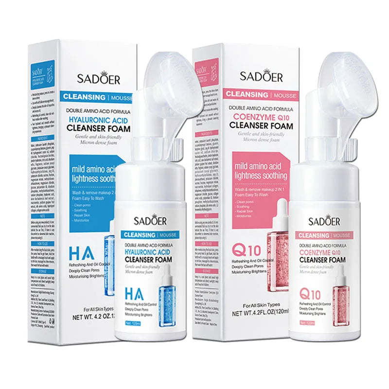 1/2PCS Amino Acid Facial Cleanser Face Wash Foam Face Massasge Facial Hydrating Moisturizing Skin Products Mossee Cleansing Care