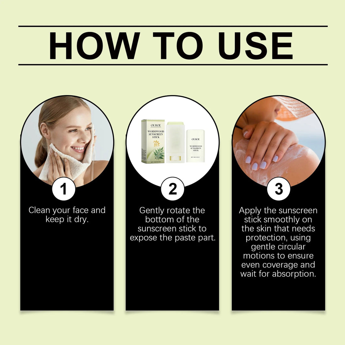 Sunscreen Stick UV Protective Sunblock Isolation Refreshing Skin Moisturizing Oil Control Anti-Dryness Body Treatment Sun Stick Halalzen