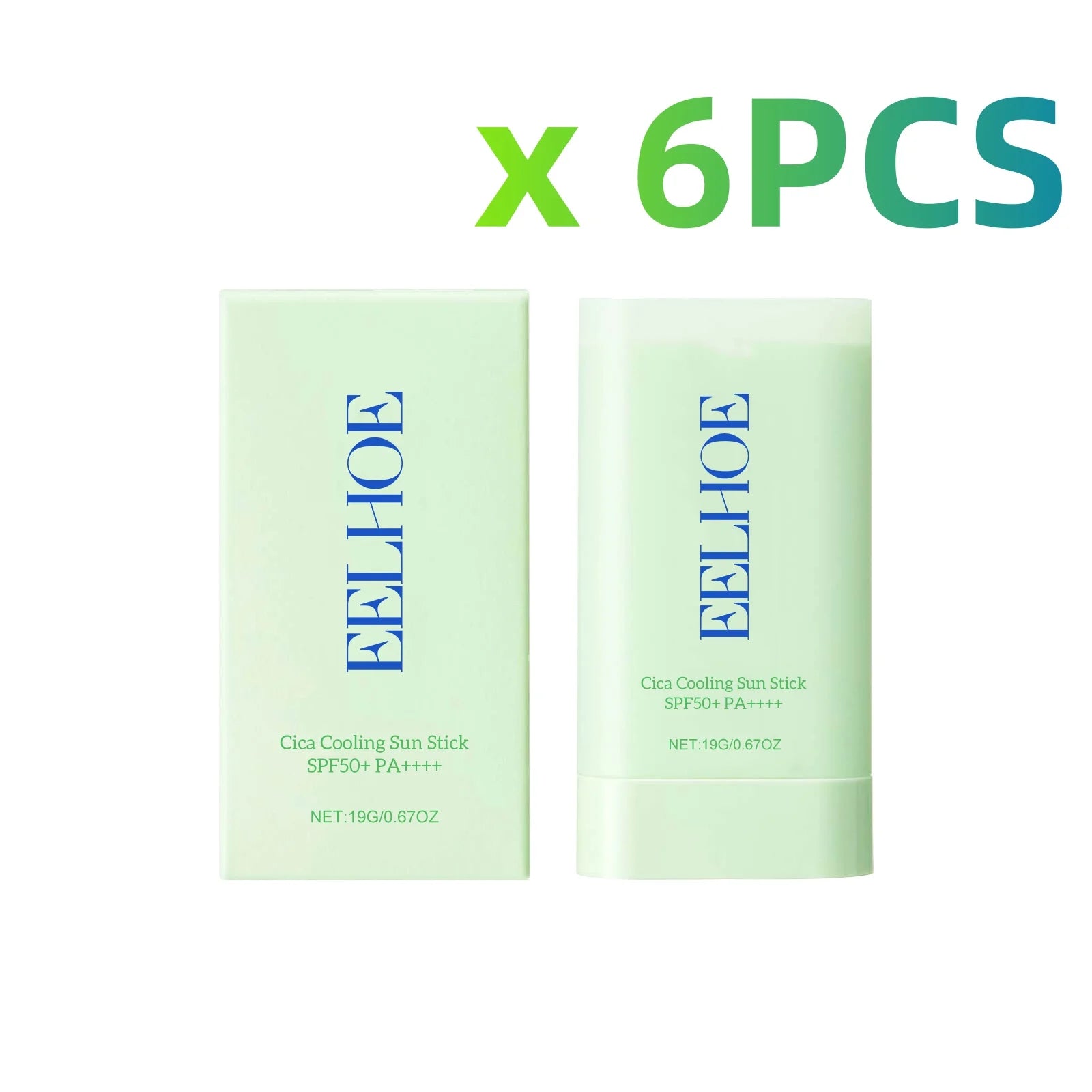 Centella Asiatica Sunscreen Stick Spf 50+ Pa+++ Moisturize Brightnening Skin Care Product Freshing Oil Control Sunscreen