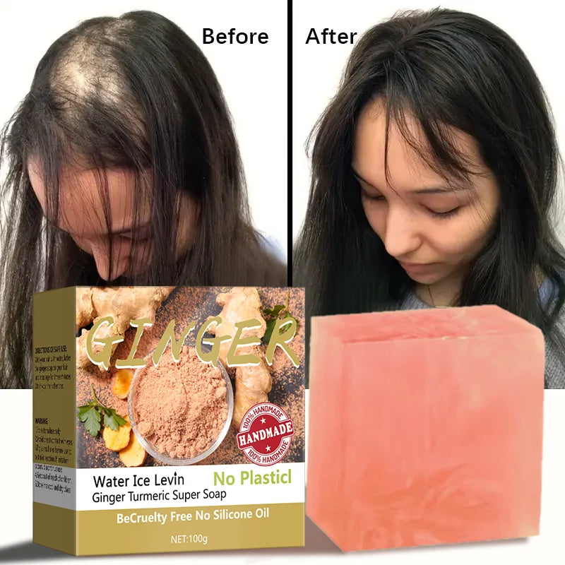 Turmeric Super Soap Shampoo Cold Process Soap Shampoo Shampoo Bar Pure Plant Shampoo Shampoo Hair Treatment Halalzen